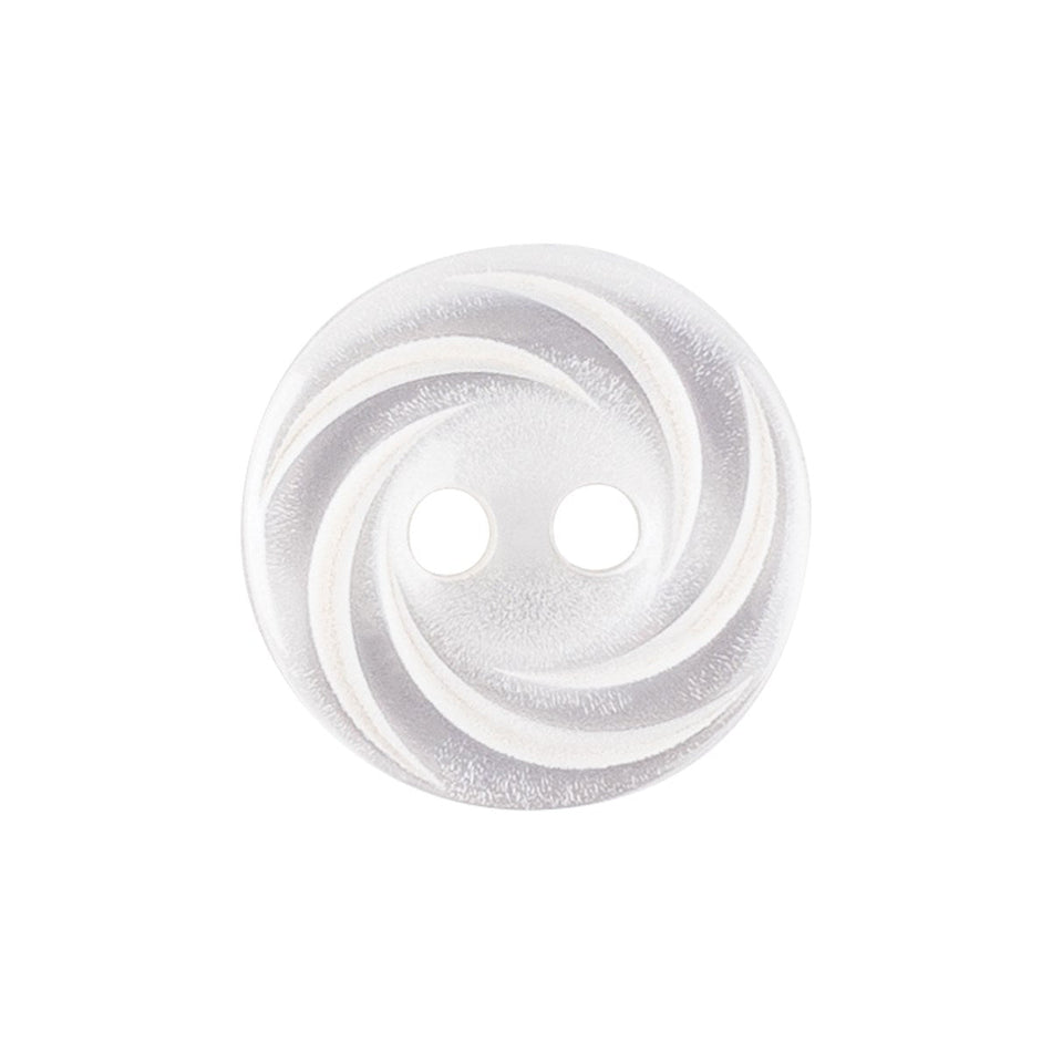 Rosette Nylon Buttons - 4/Pack - 2-Hole - Clear