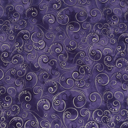 Pearl Splendor Fabric Collection - Purple