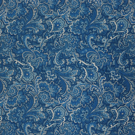 April's Garden Fabric Collection - 108" Khanti Paisley Blue