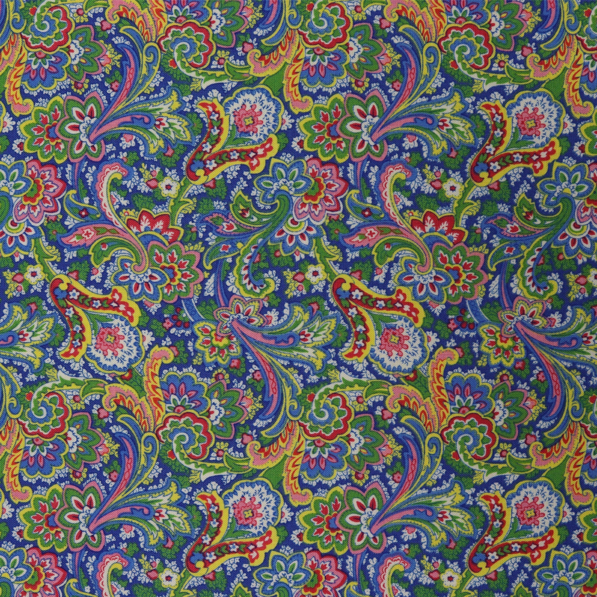 April's Garden Fabric Collection - 108" Khanti Paisley Multi