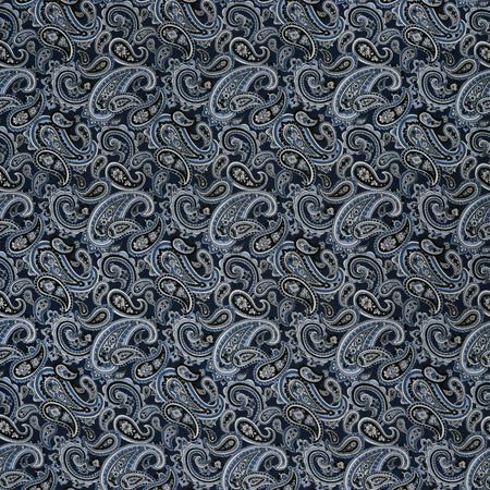 The Drawing Room Fabric Collection - Parquet Floor Navy