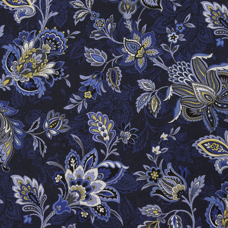 The Drawing Room 108" Wide Quilt Backing - Footstool Navy