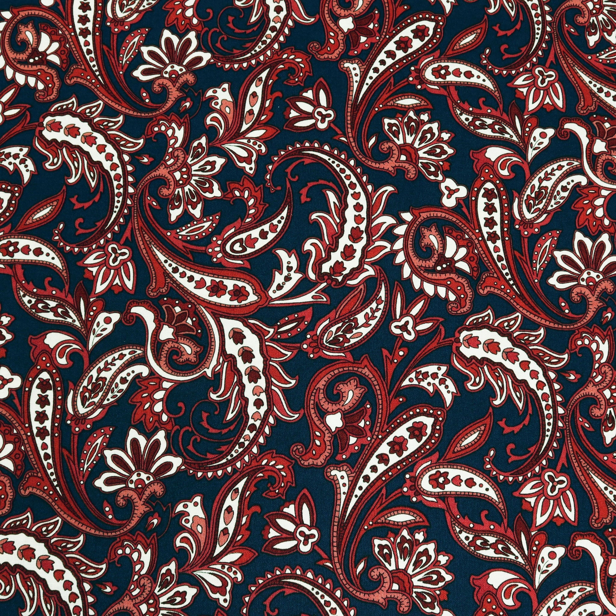 Paradise Park Fabric Collection - Park Bench Raspberry