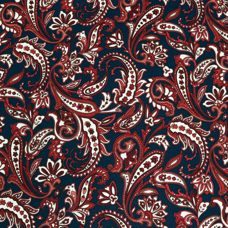Paradise Park Fabric Collection - Park Bench Raspberry