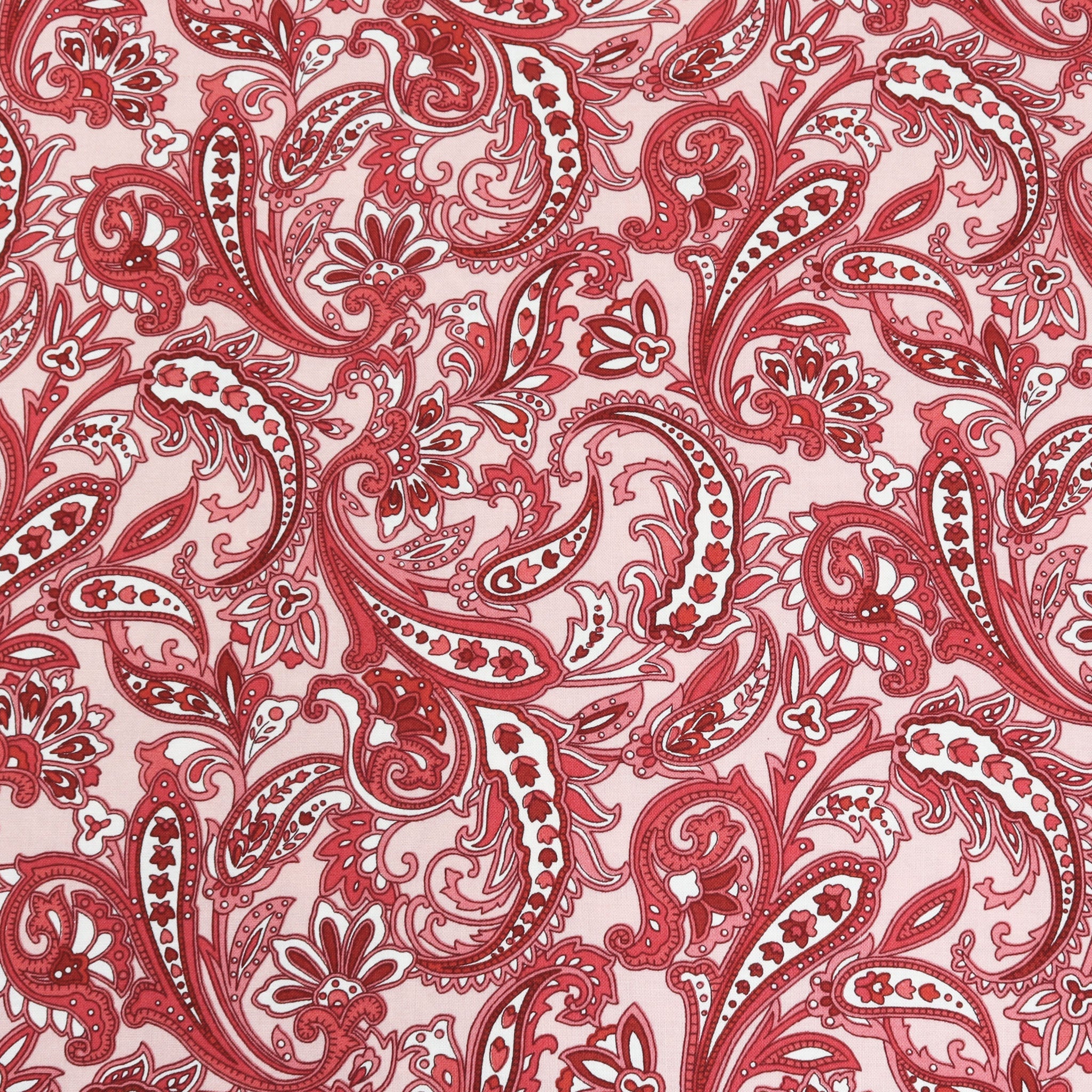 Paradise Park Fabric Collection - Park Bench Rose