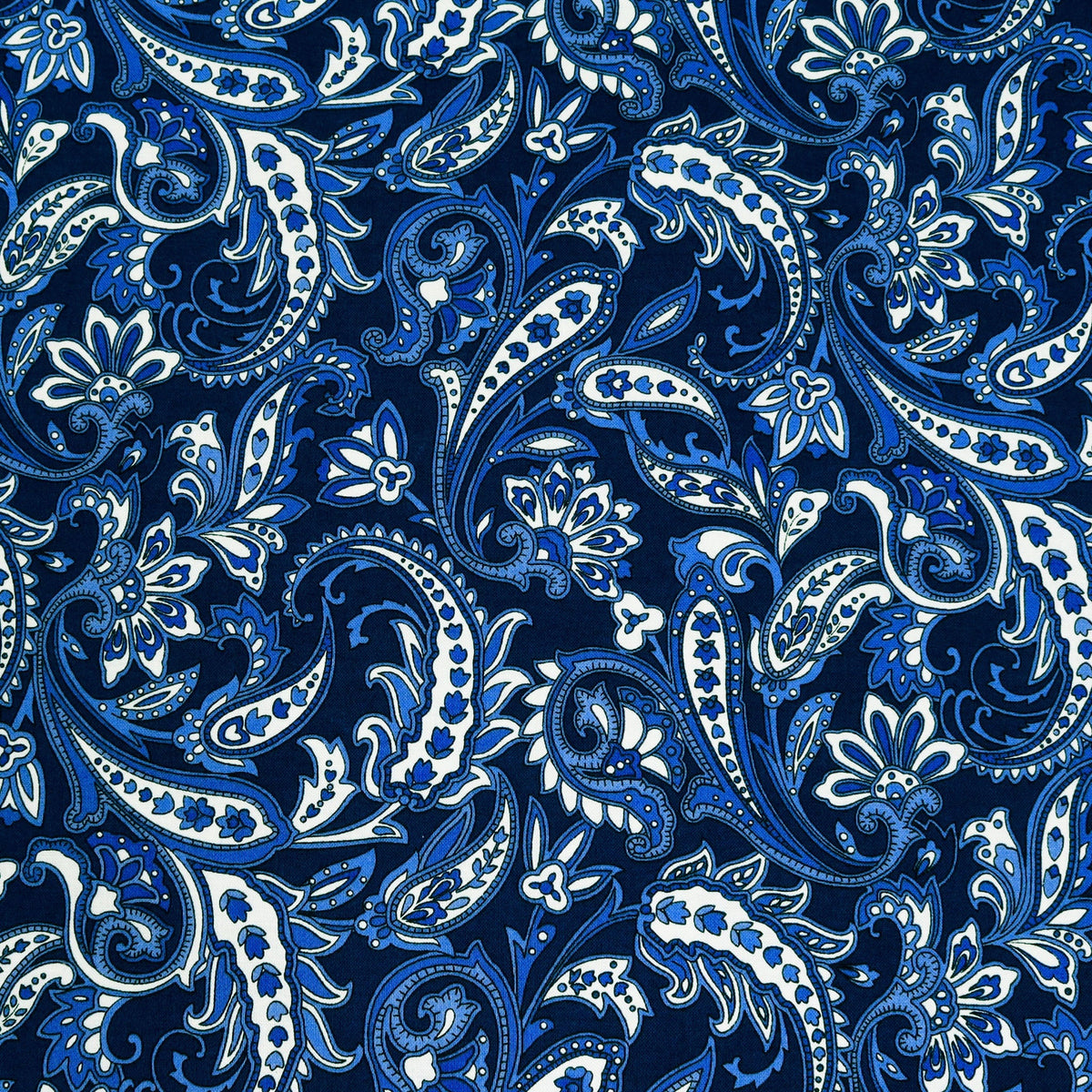 Paradise Park Fabric Collection - Park Bench Blue