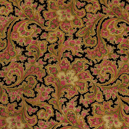 108" Wide Malabar Fabric Collection - Ebony