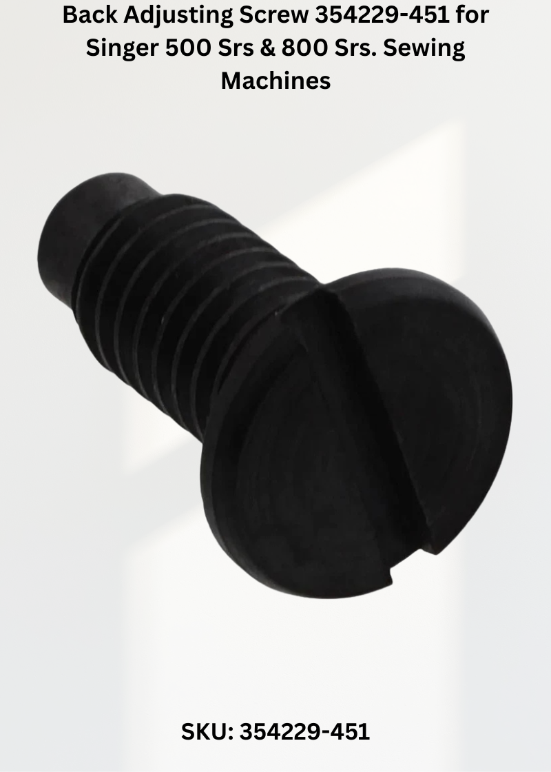 Back Adjusting Screw — Fits Singer 500 Srs, 800 Srs