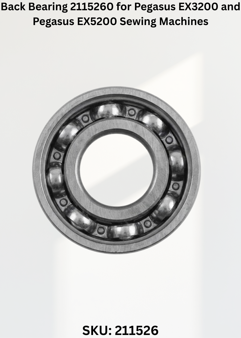 Back Bearing 2115260 for Pegasus EX3200 and Pegasus EX5200 Sewing Machines