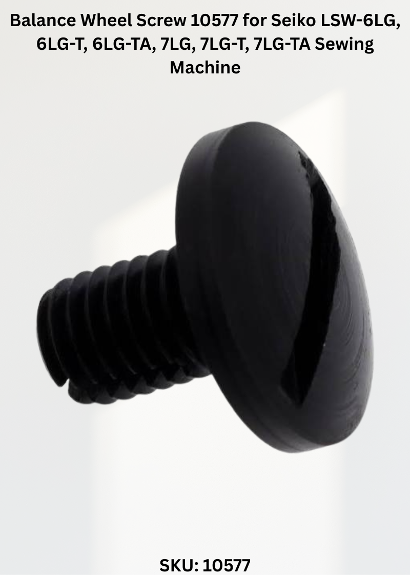 Balance Wheel Screw 10577 for Seiko LSW-6LG, 6LG-T, 6LG-TA, 7LG, 7LG-T, 7LG-TA Sewing Machine