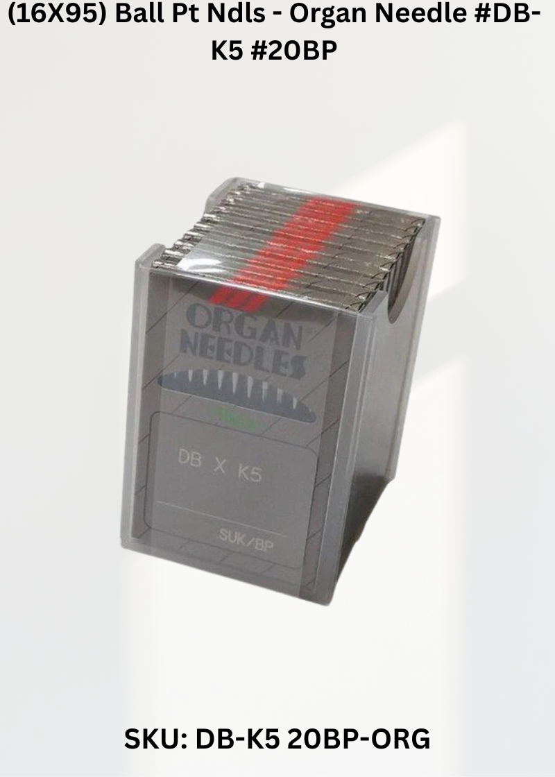 (16X95) Ball Pt Ndls - Organ Needle #DB-K5 #20BP