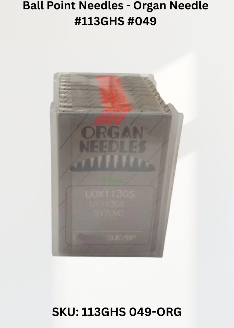 Ball Point Needles - Organ Needle #113GHS #049