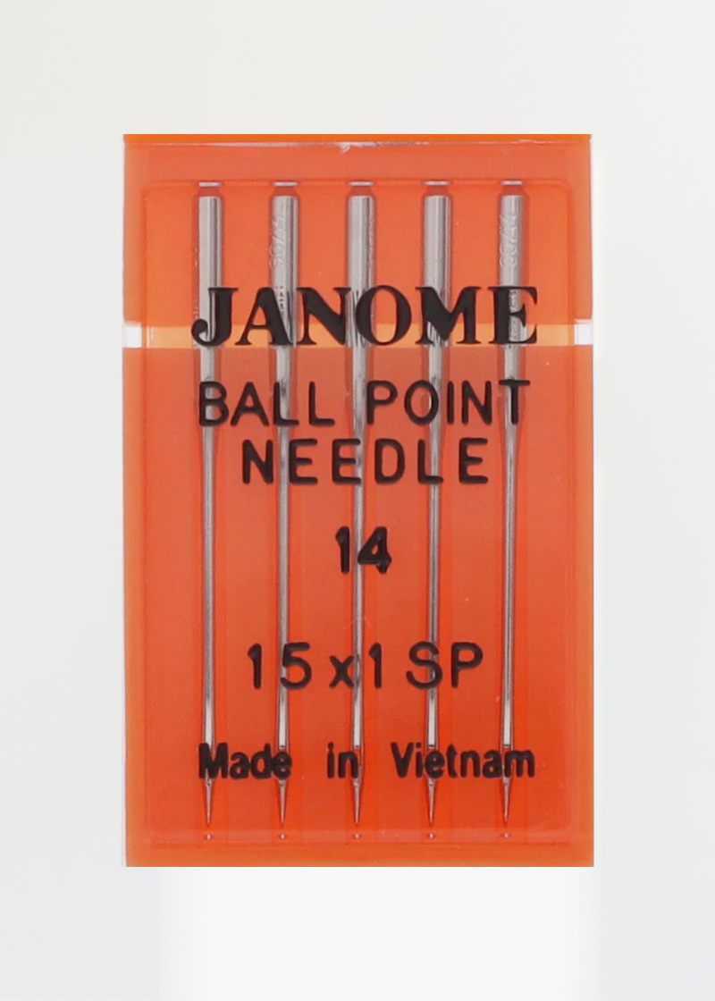 Ball Point Needles 15x1 (5 Pack) Janome #99021