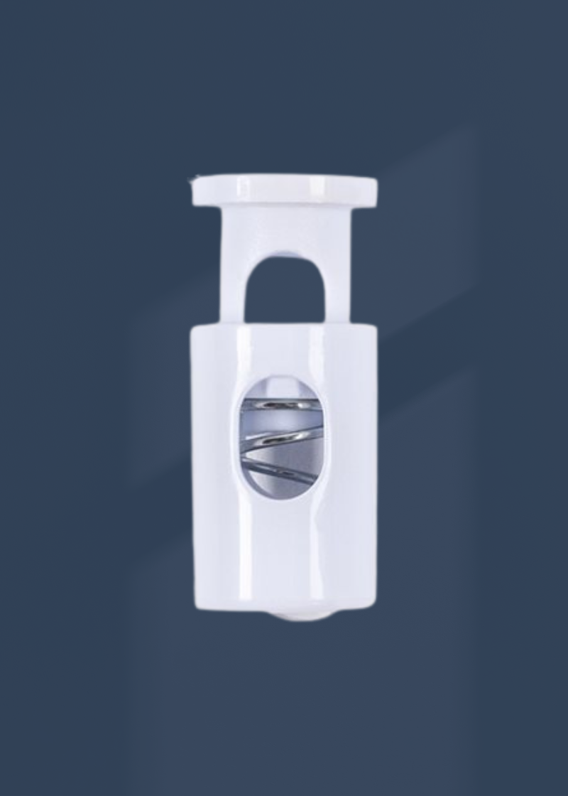 Barrel Cord Locks - 5/16" - White