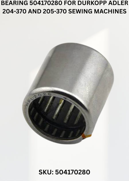Bearing 504170280 for Durkopp Adler 204-370 and 205-370 Sewing Machines