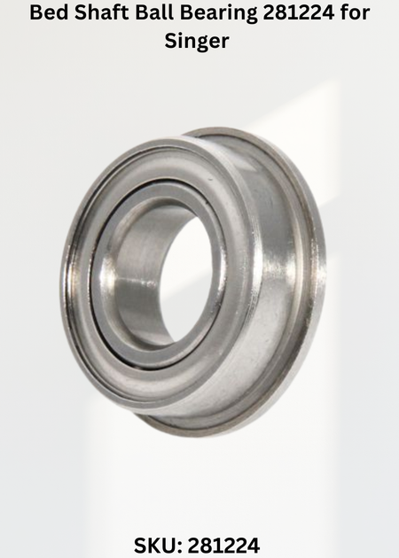 Bed Shaft Ball Bearing 281224 for Singer Industrial Sewing Machines
