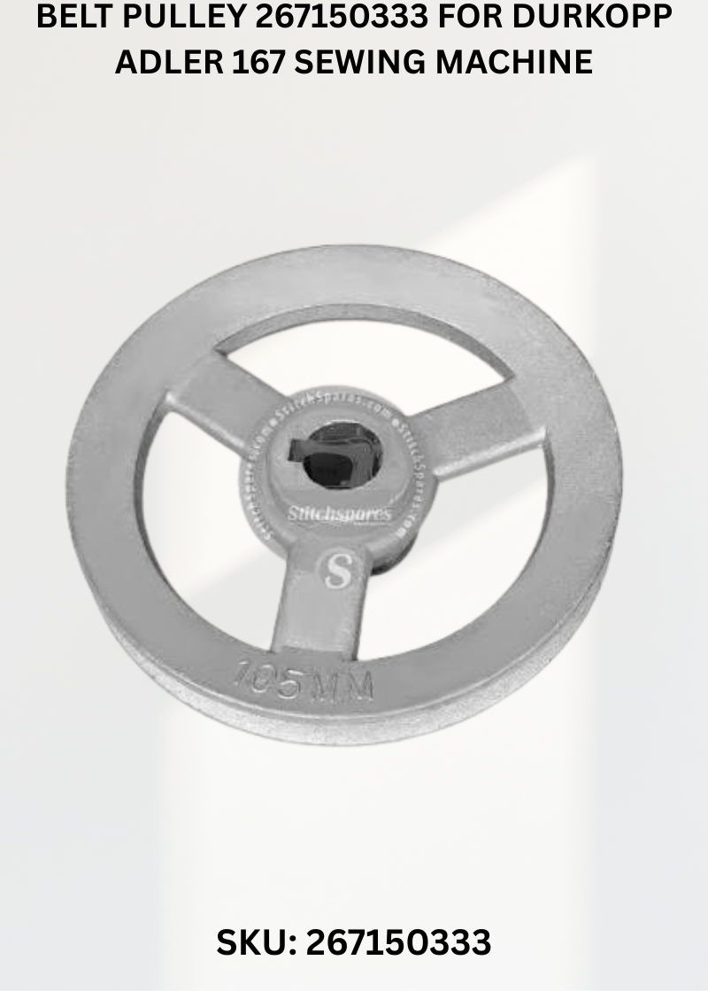 Belt Pulley 267150333 for Durkopp Adler 167 Sewing Machine
