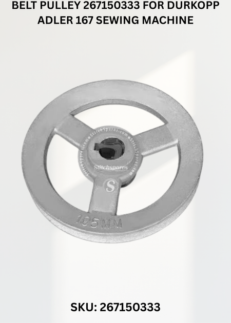 Belt Pulley 267150333 for Durkopp Adler 167 Sewing Machine