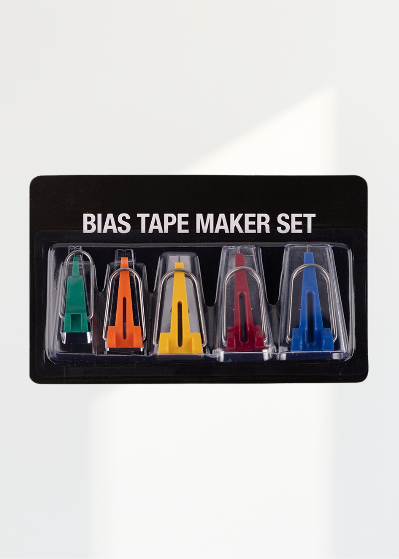 Bias Tape Maker Set 5pcs - Assorted Colors