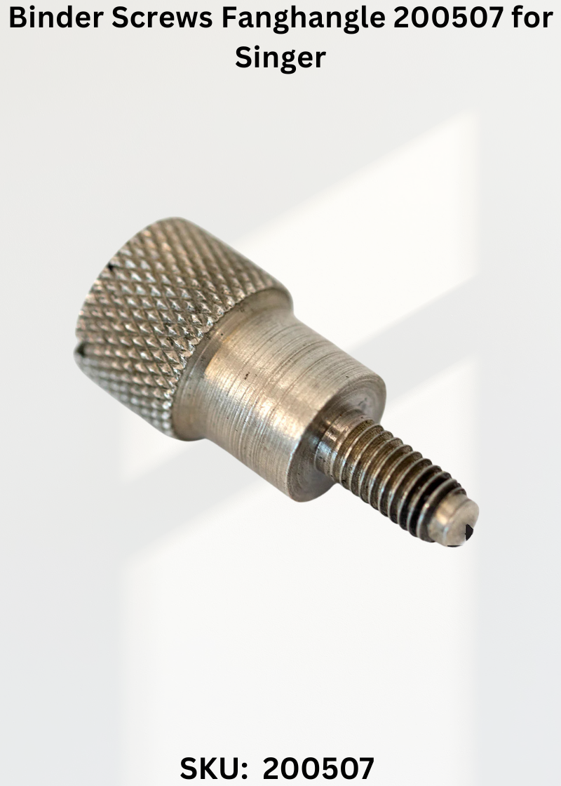 Binder Screws Fanghangle 200507 for Singer 300UX5 Tape Edge Sewing Machine