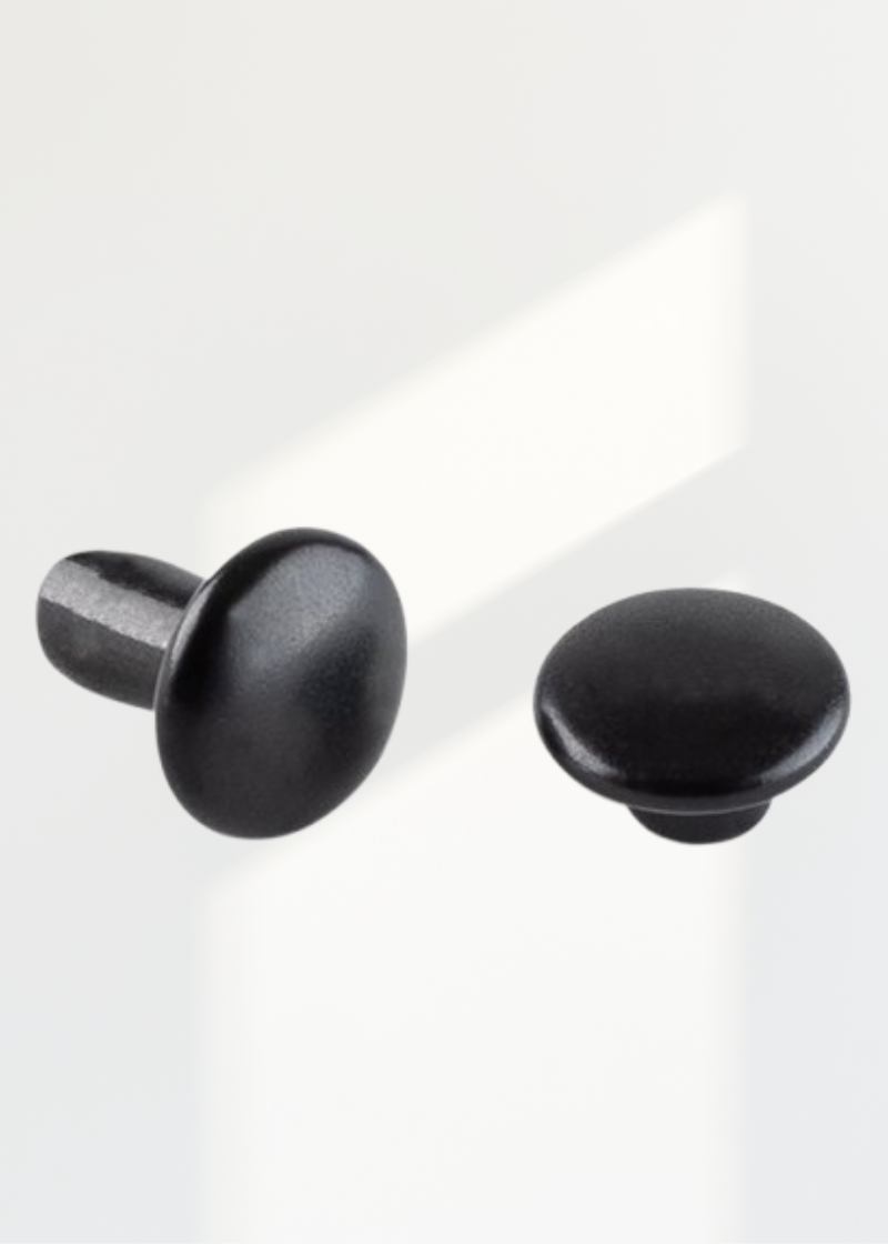 Short Double Cap Rivets Bag Hardware - (6mm) X - 25 Sets/Pack