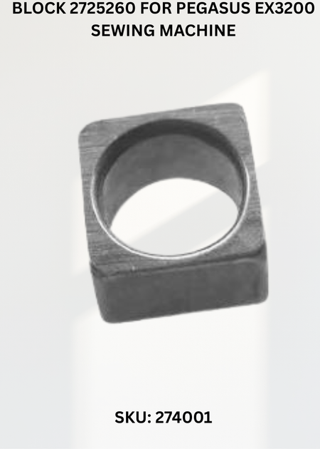 Block 2725260 for Pegasus EX3200 Sewing Machine
