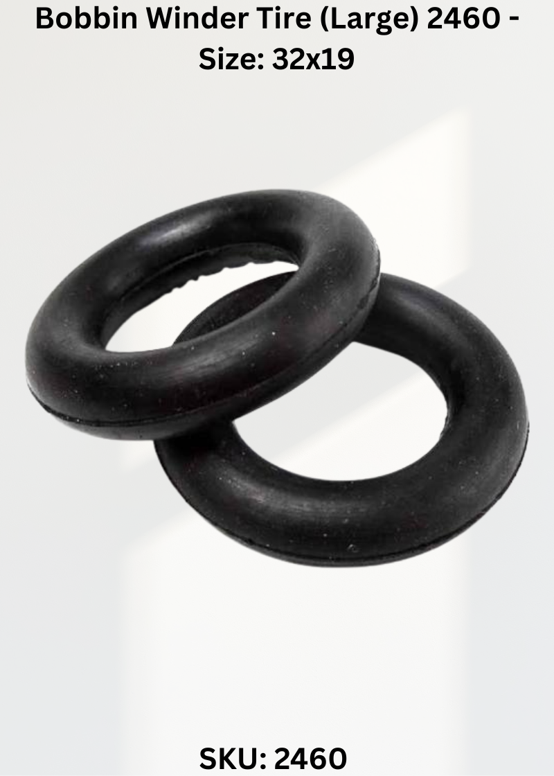 Bobbin Winder Tire (Large) 2460 - Size: 32x19 - Fits Taiwan Machines.