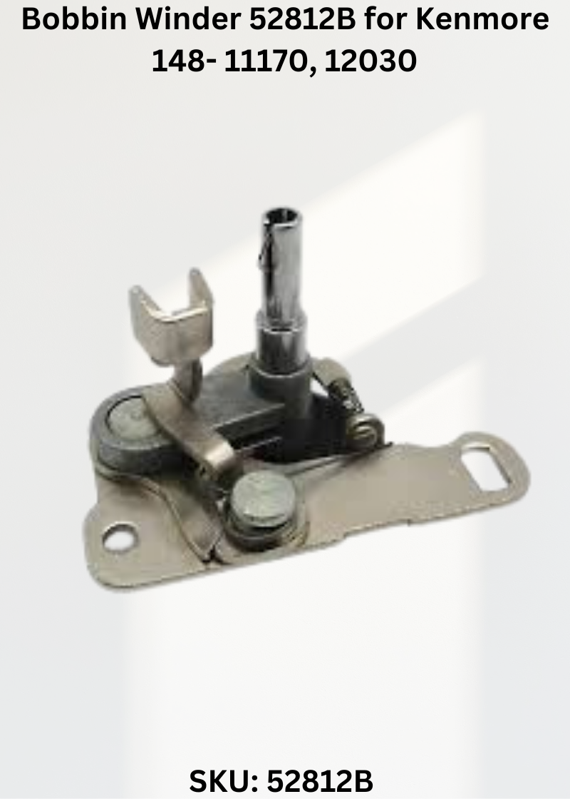 Bobbin Winder 52812B for Kenmore 148- 11170, 12030 & More Sewing Machines