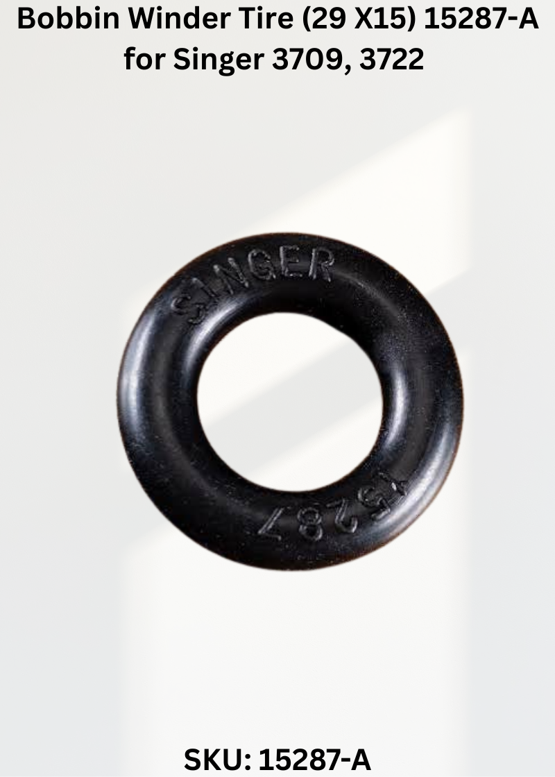 Bobbin Winder Tire (29 X15) 15287-A for Singer 3709, 3722 & More Sewing Machines