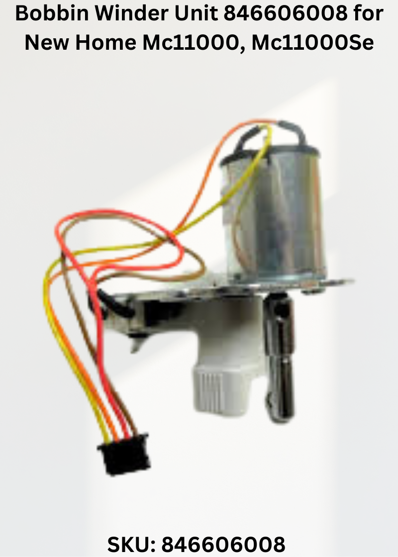 Bobbin Winder Unit 846606008 for New Home Mc11000, Mc11000Se & More Sewing Machines