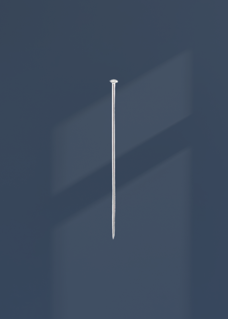 Bohin Couturex Tempered Steel Straight Pins - #4 - 1 1/4" x 0.024" - 1/2 lb./Box