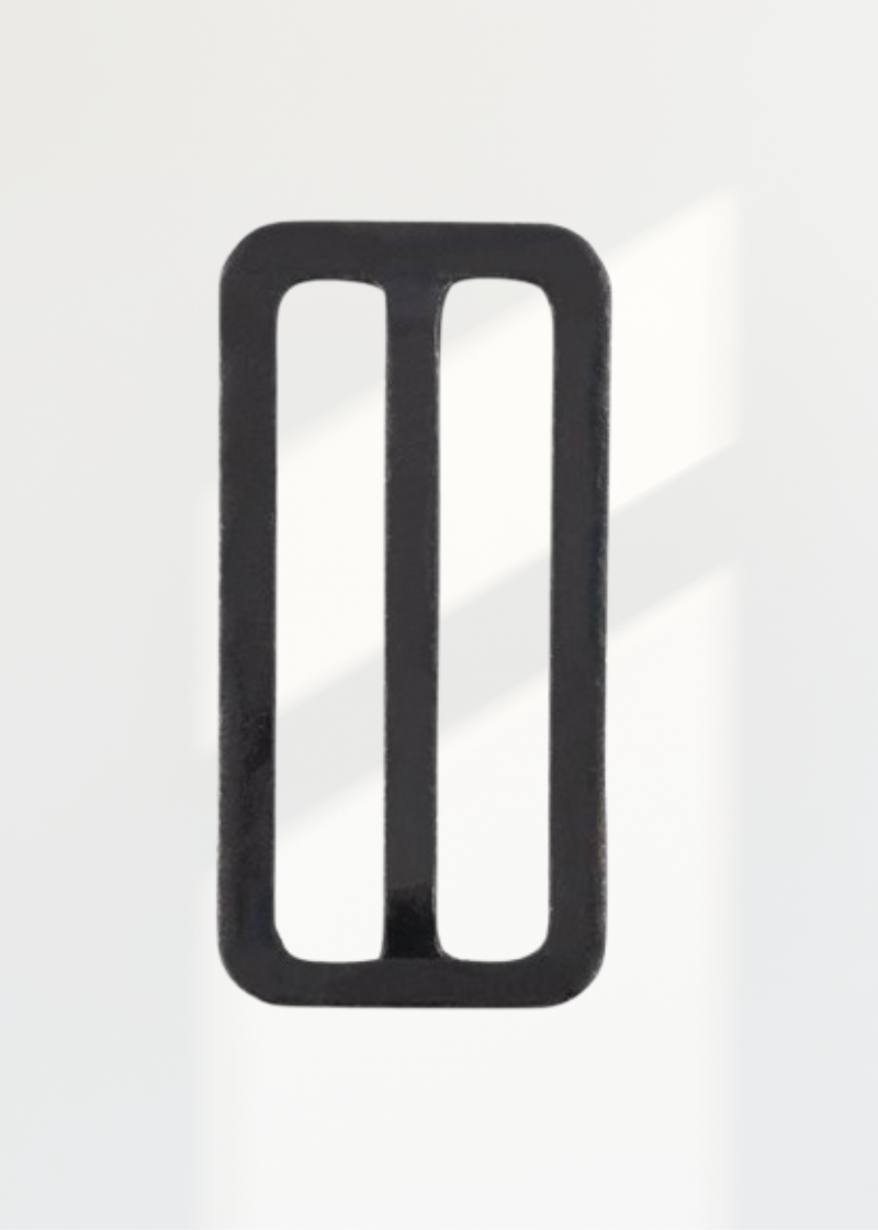 Bow Tie Hardware Slides Only - 7/8" - 12/Pack - Black