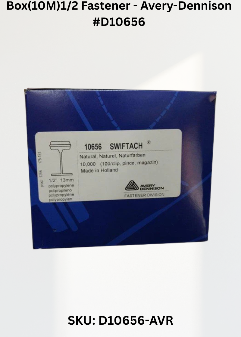 Box(10M)1/2 Fastener - Avery-Dennison #D10656
