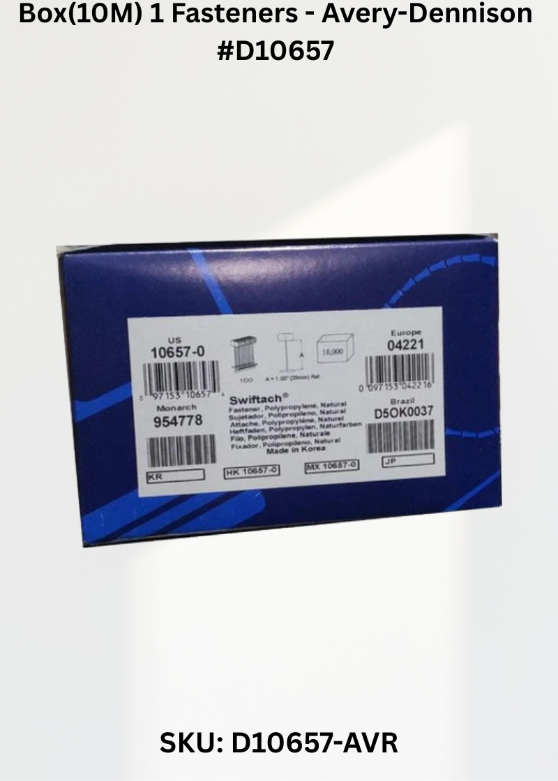 Box(10M) 1 Fasteners - Avery-Dennison #D10657