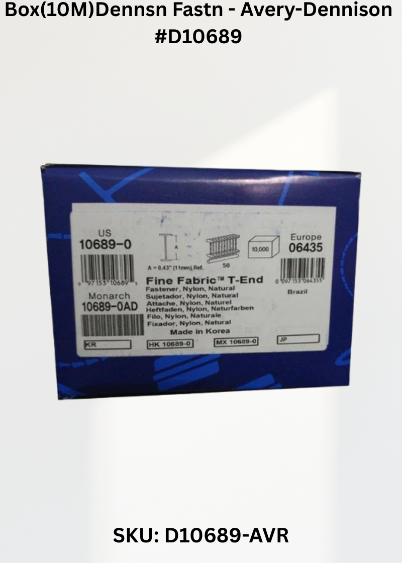 Box(10M)Dennsn Fastn - Avery-Dennison #D10689