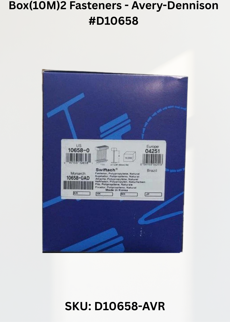 Box(10M)2 Fasteners - Avery-Dennison #D10658