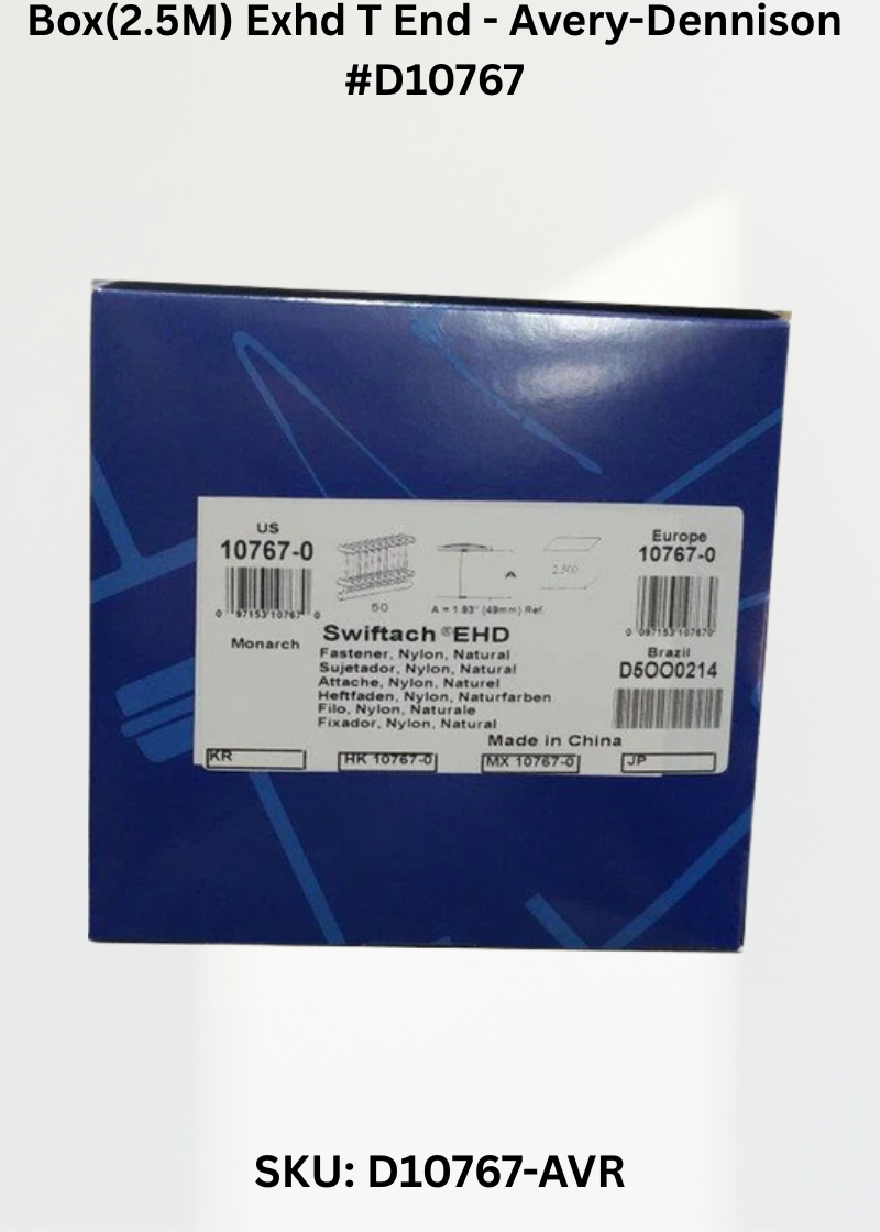 Box(2.5M) Exhd T End - Avery-Dennison #D10767