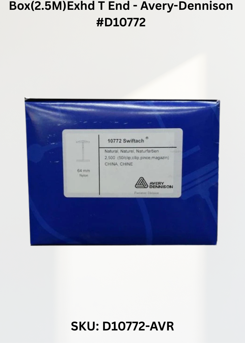 Box(2.5M)Exhd T End - Avery-Dennison #D10772
