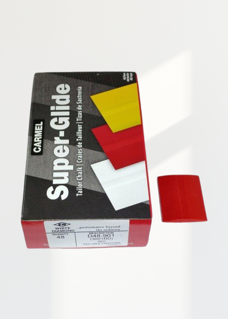 Box (4 Dozen) Red Tail Crayon - EW White Diamond D48-901