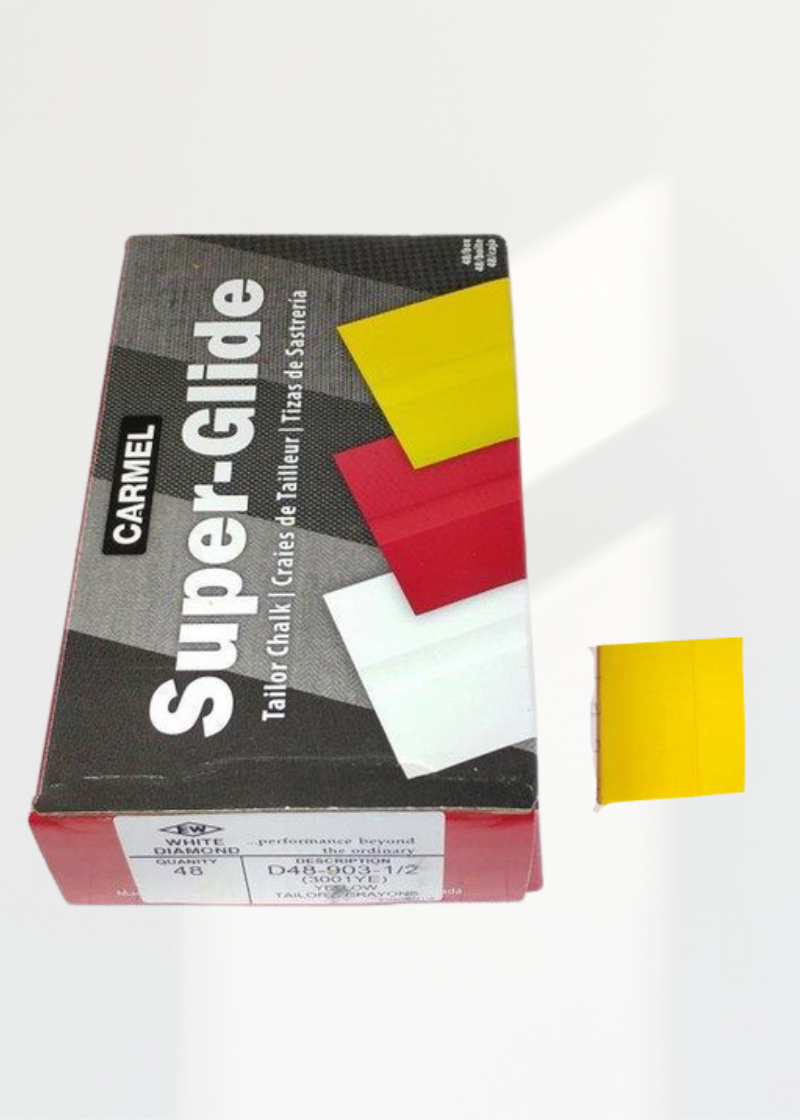 Box (4 Dozen) Yellow Tail Crayon - EW White Diamond D48-903-1/2