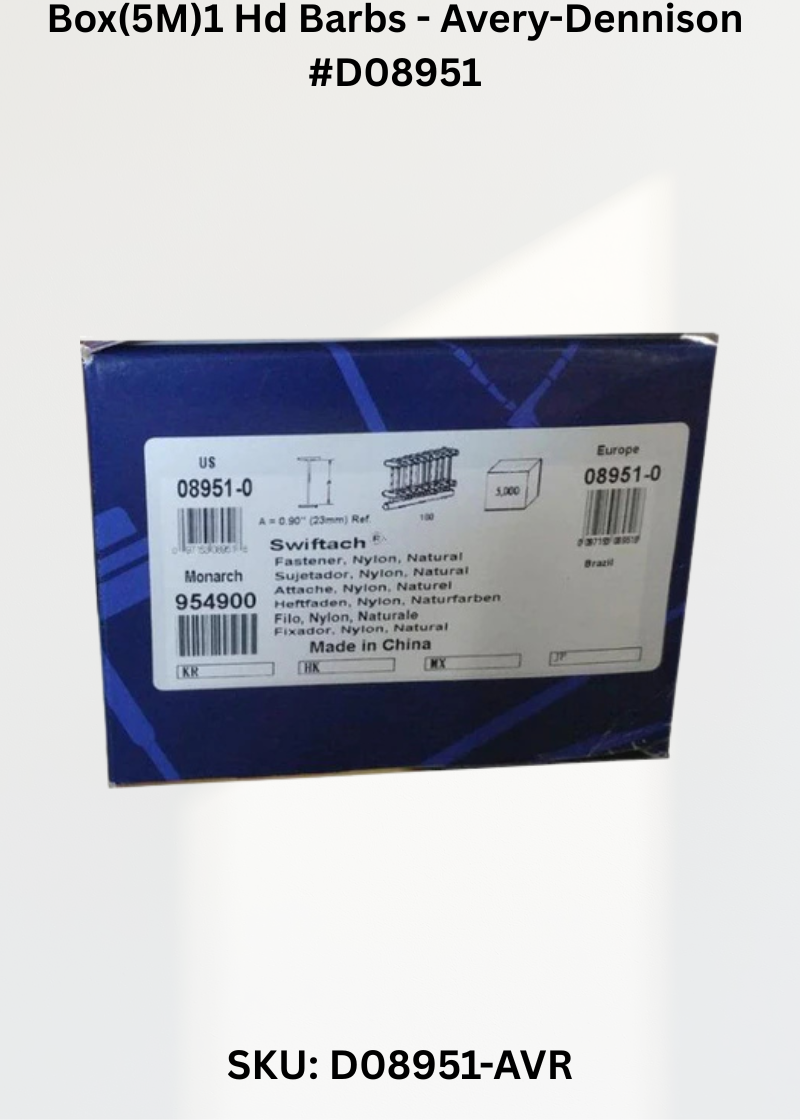Box(5M)1 Hd Barbs - Avery-Dennison #D08951