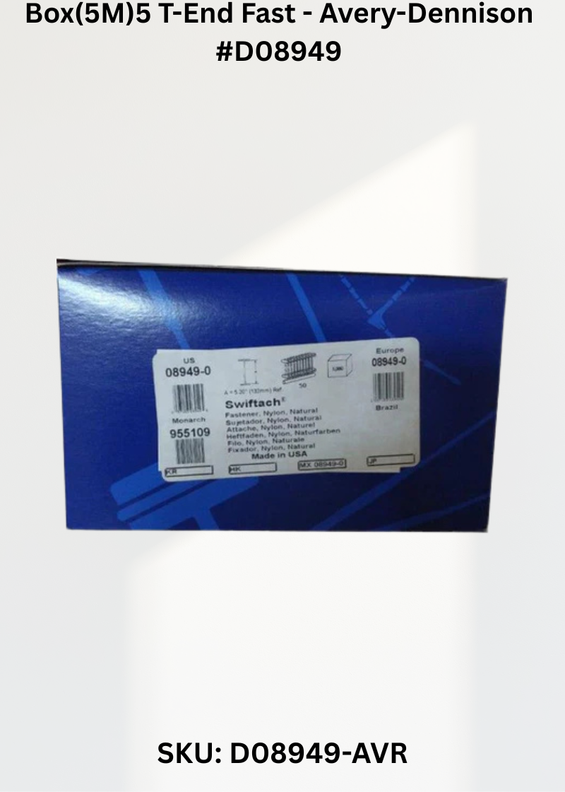 Box(5M)5 T-End Fast - Avery-Dennison #D08949