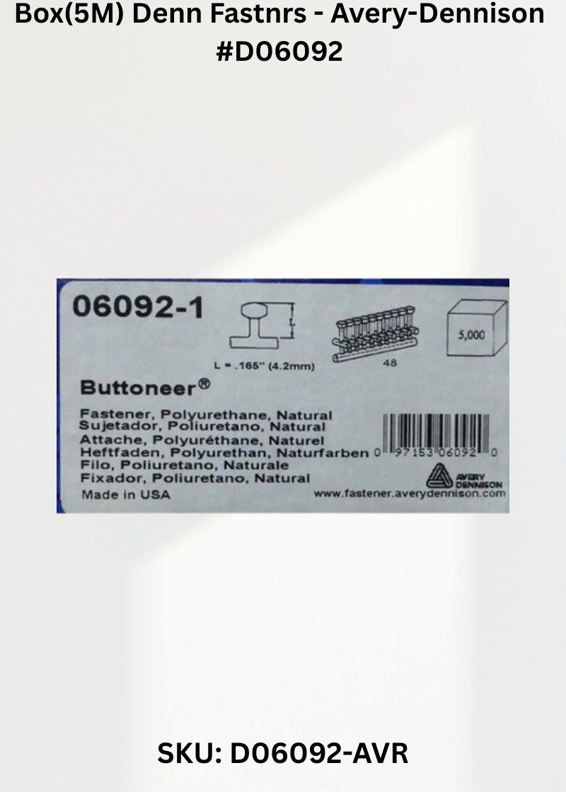 Box(5M) Denn Fastnrs - Avery-Dennison #D06092
