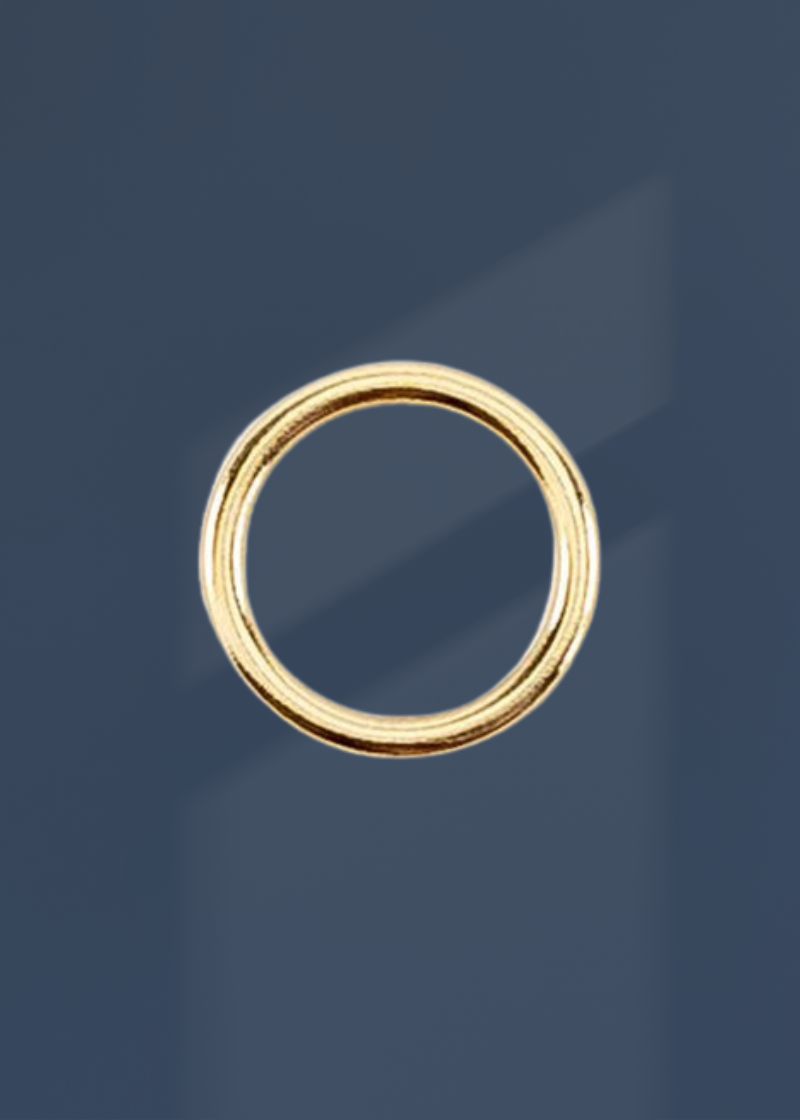 Brass Drapery Rings - 3/8" - 1,000/Pack - Brass