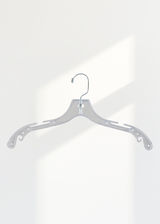 Bridal Heavy-Weight Hold Plastic Hangers - 17" Length/ 4 1/2" Neck - 100/Box - Clear