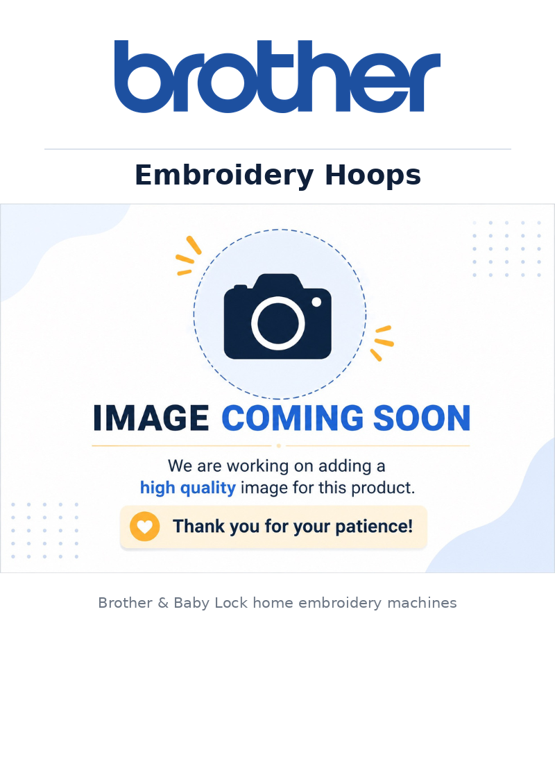 Brother PRF300 Embroidery Hoop Frame 12" x 8" for Brother PR600