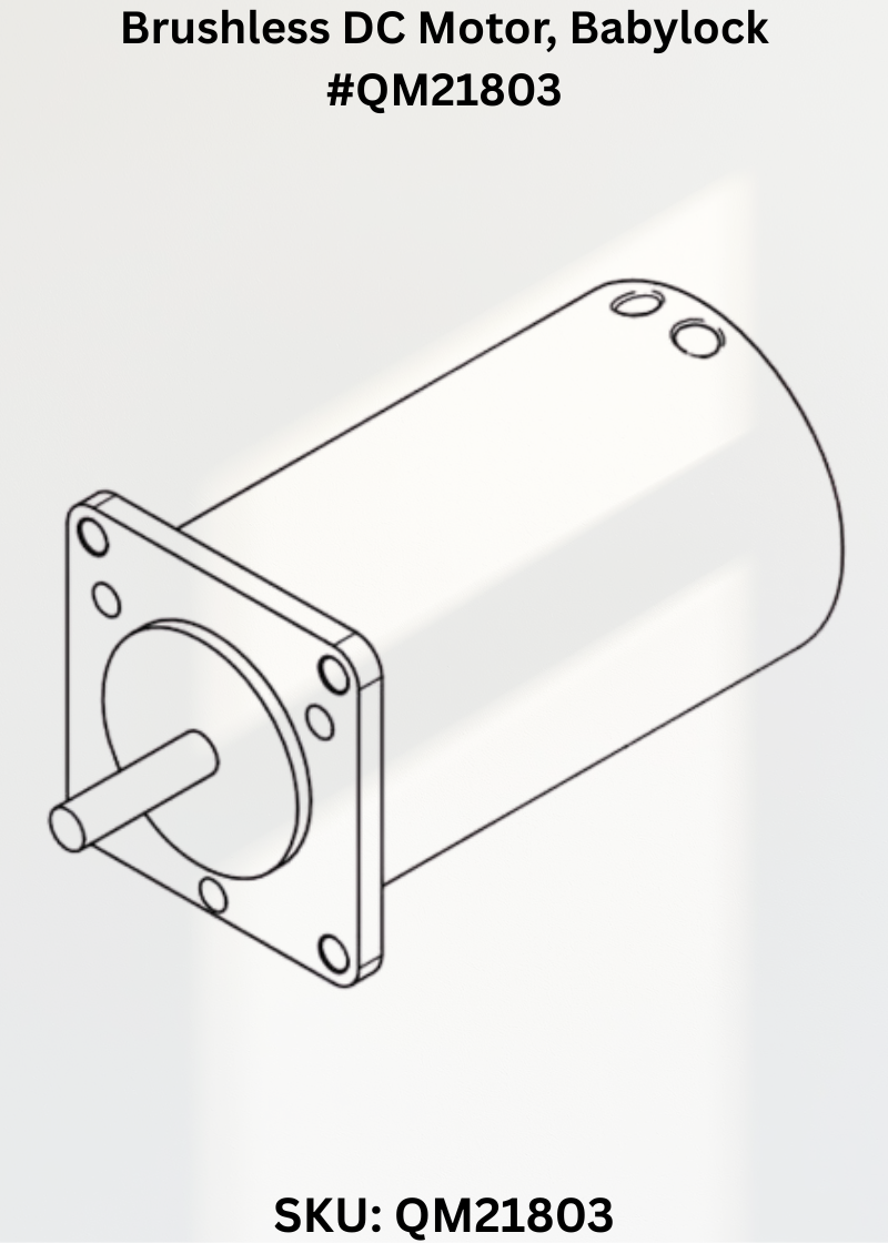 Brushless DC Motor for Babylock QM21803