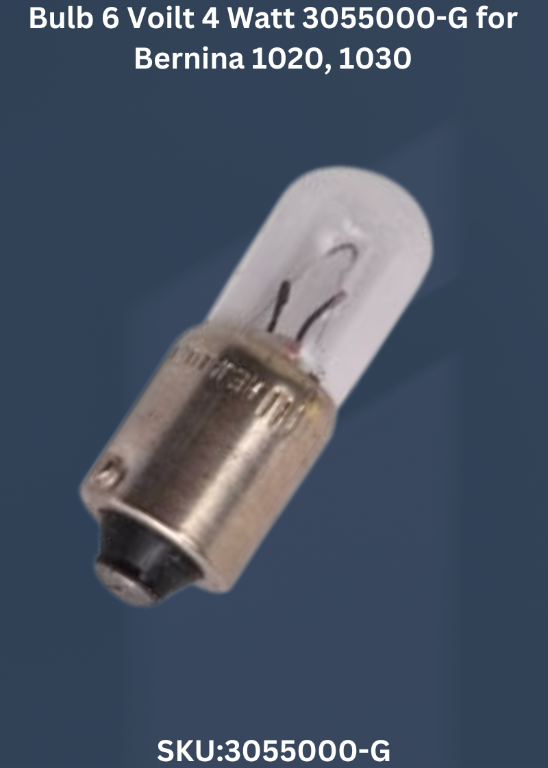 Bulb Voilt Watt 3055000-G — Fits Bernina 1020, 1030, 1031, 1070 & more