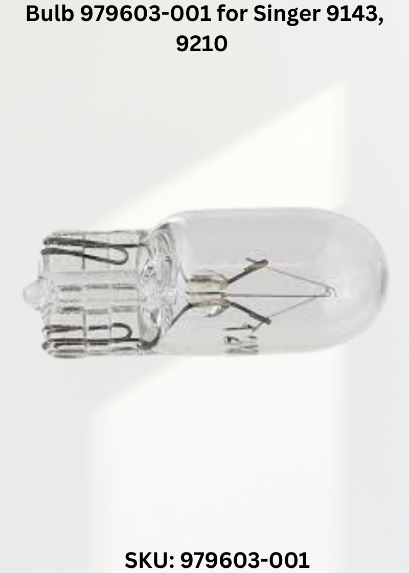 Bulb 979603-001 — Fits Singer 9143, 9210, 9217, 9224 & more