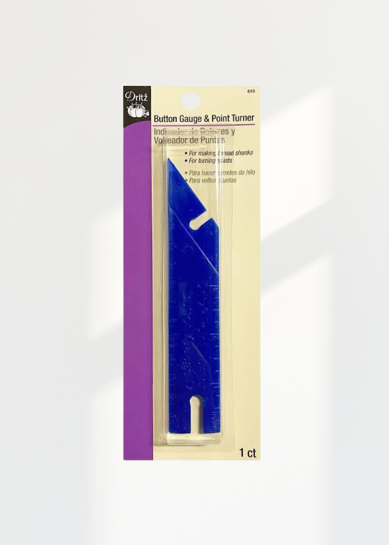 Button Gauge & Point Turner D633 — To Attach Buttons: